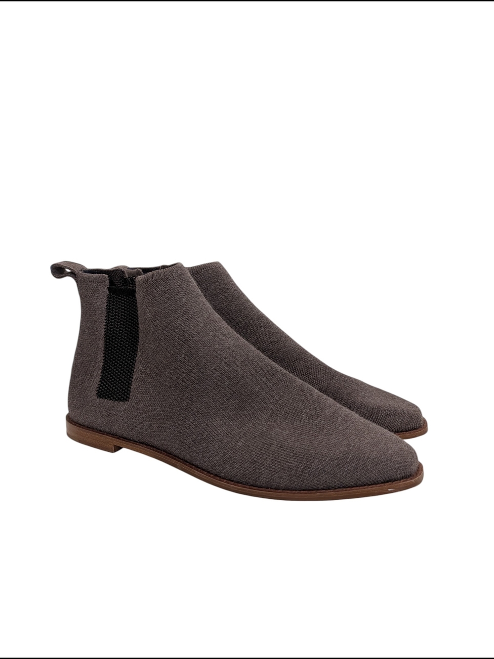Rothy's The Chelsea ankle boots Fog Melange gray women's size 9.5 Fall Comfort